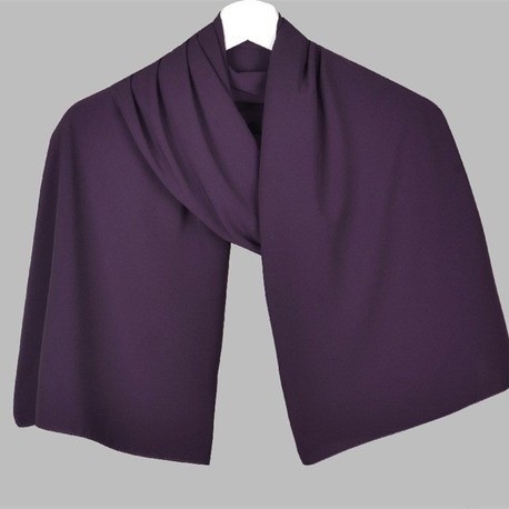 KROREN - Medine İpeği Şal - Koyu Mürdüm