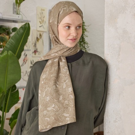 FRESH SCARFS - Ruby Desen Şal - Nude