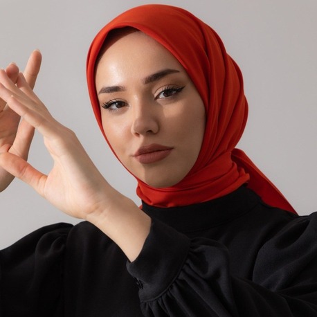 Silk Home Twill Eşarp 11343 - Turuncu