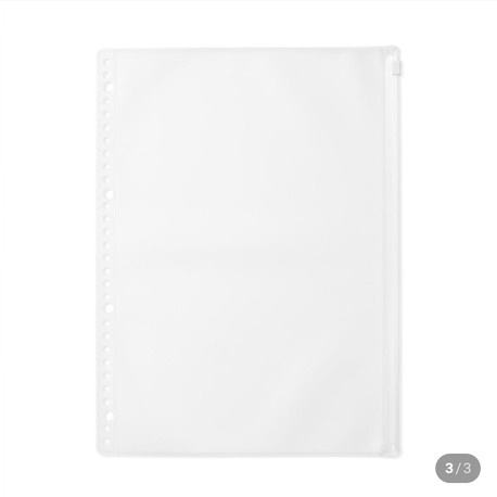 Muji A4 zipper(fermuarlı) sayfa