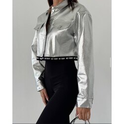 Tasarım silver ceket 