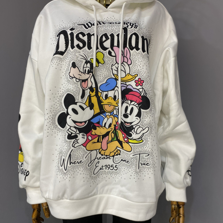 Orijinal baskı taşlı sweat shirt 