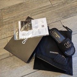CHANEL  SANDALS ÖRGÜ TERLİK