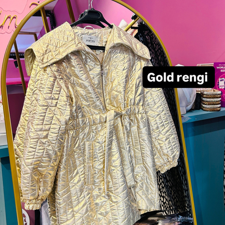Gold trençkot 