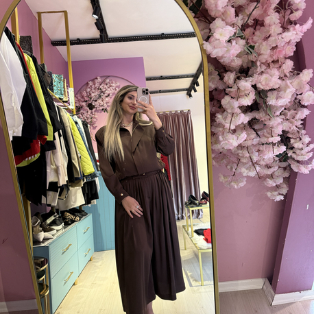 Missemramiss pantolon etekli takım 