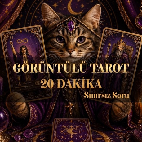 GÖRÜNTÜLÜ TAROT 20 DK SINIRSIZ SORU
