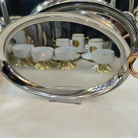 Sunumluk Tepsi Gold Rose