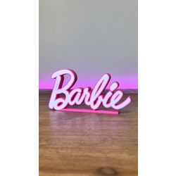 Barbie Yazılı Dekoratif Tablo