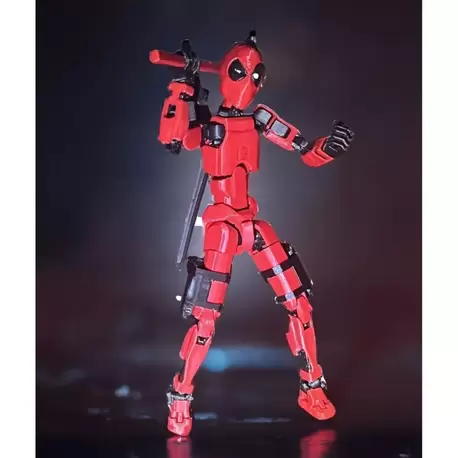 TİTAN TN13 Eklemli Hareketli Şekil Değiştirme Robotu Figür YEŞİL Silah Seti Dahil HEDİYELİK