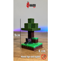 Minecraft Ada Modeli - 3x3 Boyutunda