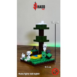 Minecraft Ada Modeli - 6x6 Boyutunda