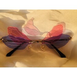 Dragon-fly Pink Blue