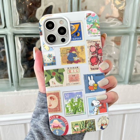 Vintage Stamp Collage Case ✨ 