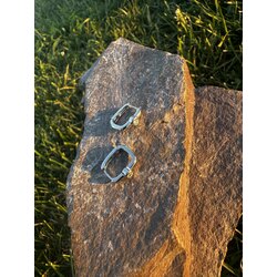 Tek taşlı Silver küpe