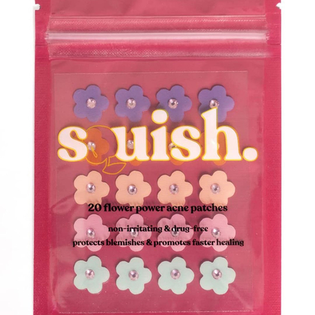 Squish Flower power acne patches