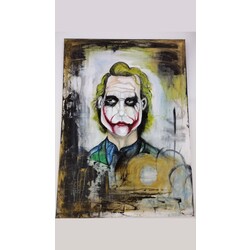50x70 cm ebatında tuval üzerine akrilik çalışma