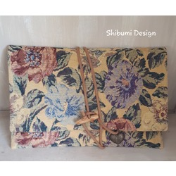 Goblen çanta clutch