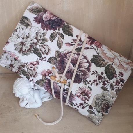 Goblen çanta clutch