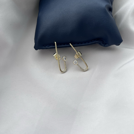 Premium Taşlı Küpe