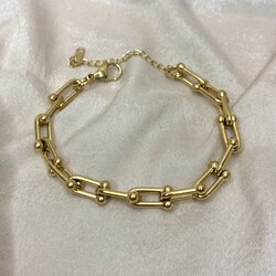 Çelik Gold Tiffany Bileklik