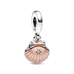 Rose Gold Deniz Kabuğu & Tatlı Su Kültür İncisi Sallantılı Charm