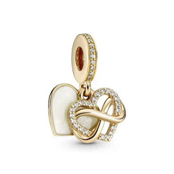 Işıltılı Sonsuz Kalp Sallantılı Charm