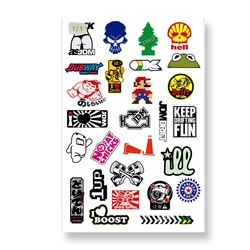 Stiker JDM 2 Temalı 28 Adet 