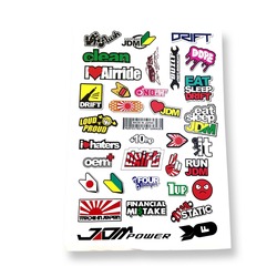 Stiker JDM Temalı 35 Adet 