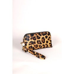 BagMolly El Çantası Orta Boy Telefon Çantası Leopar Desenli