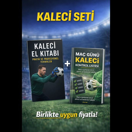 Kaleci El Kitabı + Mini PDF Kontrol Listesi (Dijital Set)