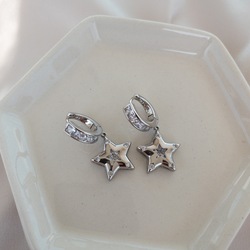 Stars silver xuping küpe