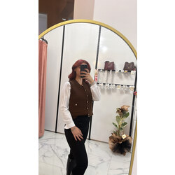 Acı kahve yelek 