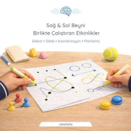 Sağ & Sol Beyni  Birlikte Çalıştıran Etkinlikler