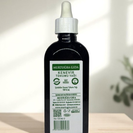 Kenevir Tohumu Yağı 125ml.