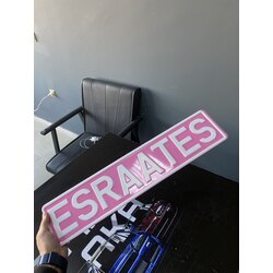 PEMBE DEKOR PLAKA