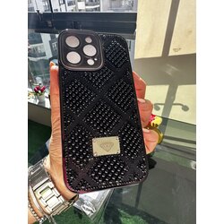 İTHAL LÜX SİYAH TAŞLI TELEFON KILIFI(İphone14ProMax)
