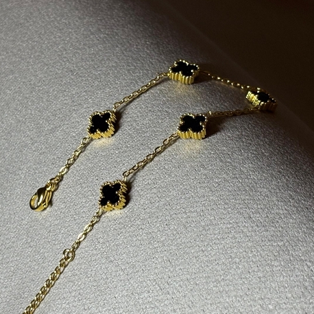 Altın Kaplama Çelik Siyah Van Cleef