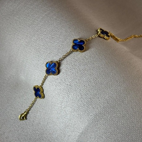 Altın Kaplama Çelik Mavi Van Cleef