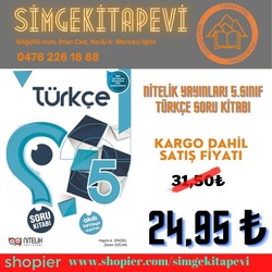 NİTELİK YAYINLARI 5.SINIF TÜRKÇE SORU KİTABI