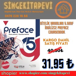 NİTELİK YAYINLARI 5.SINIF İNGİLİZCE PREFACE COURSEBOOK