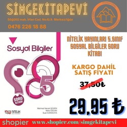 NİTELİK YAYINLARI 5.SINIF SOSYAL BİLGİLER SORU KİTABI