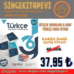 NİTELİK YAYINLARI 6.SINIF TÜRKÇE KONU KİTABI