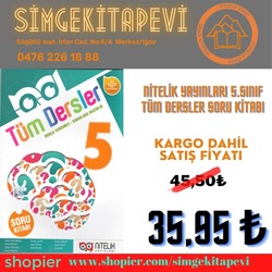 NİTELİK YAYINLARI 5.SINIF TÜM DERSLER SORU KİTABI
