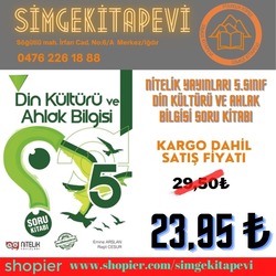 NİTELİK YAYINLARI 5.SINIF DİN KÜLTÜRÜ VE AHLAK BİLGİSİ SORU KİTABI