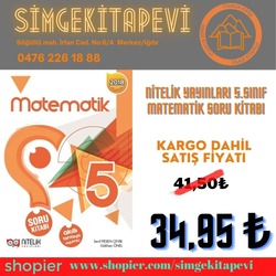 NİTELİK YAYINLARI 5.SINIF MATEMATİK SORU KİTABI