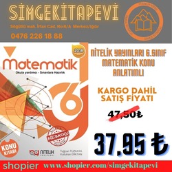 NİTELİK YAYINLARI 6.SINIF MATEMATİK KONU ANLATIMLI