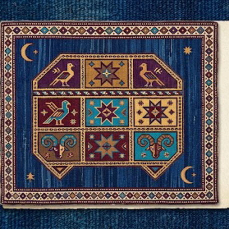 Töre Yazıtları: Anadolu Bilgeliği & Kilim Motifleri Rehber Kart Seti