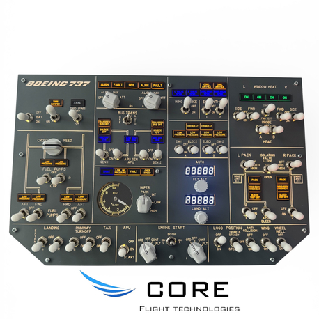 B737 Compact Overhead Panel 