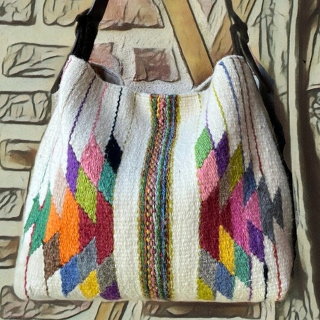 Diğer renkleri görmek için tıklayın. Hatti el dokuma yün çanta- Handwoven wool bag