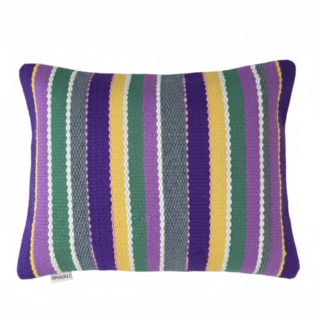Diğer renkler için tıklayın. El Dokuma Pamuk Kırlent Kılıf (Hand-woven Cotton Pillow Cover)